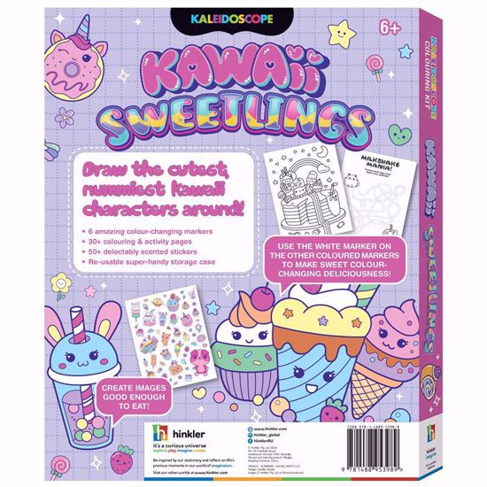 صورة Kaleidoscope Colouring Kawaii Sweetlings Kit
