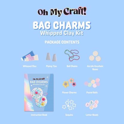 صورة OMC! Bag Charms Whipped Clay Kit