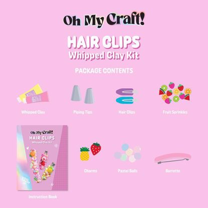 Picture of OMC! Hair Clips Whipped Clay Kit