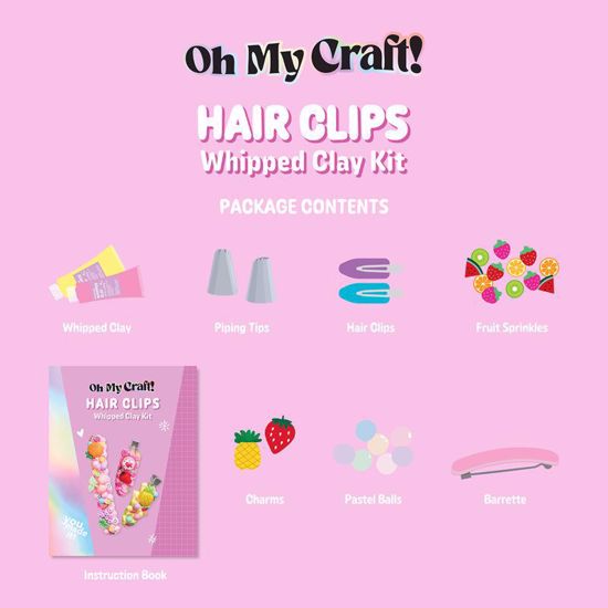صورة OMC! Hair Clips Whipped Clay Kit