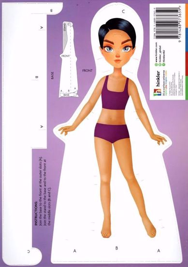 Picture of Dress Up Girls Paper Dolls (Blossom Princess)