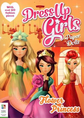 Picture of Dress Up Girls Paper Dolls (Flower Princess)