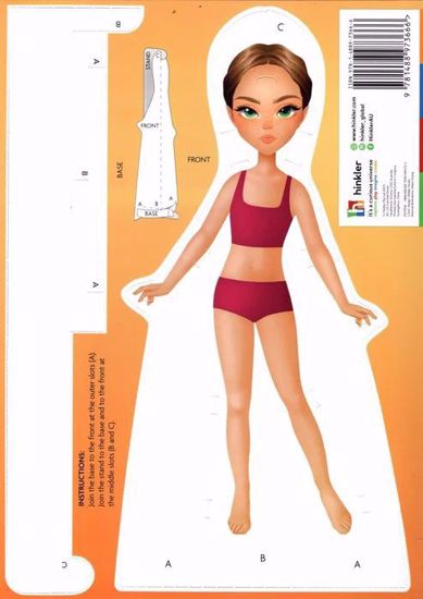 Picture of Dress Up Girls Paper Dolls (Flower Princess)