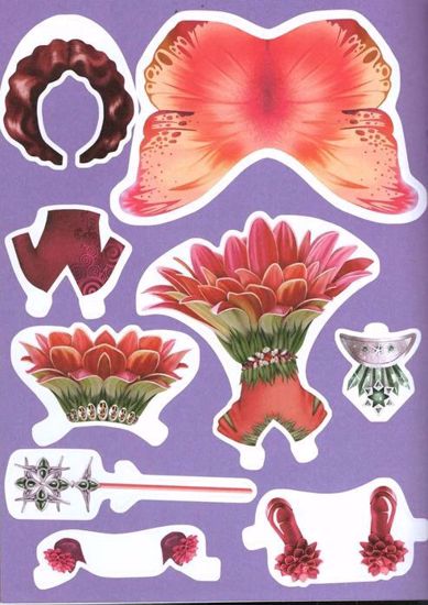 Picture of Dress Up Girls Paper Dolls – Magical Fairy