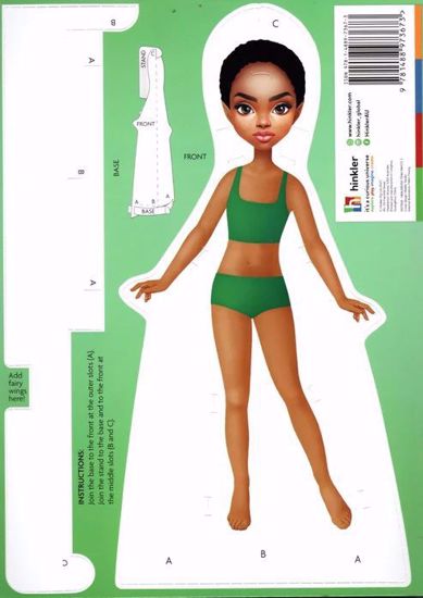 Picture of Dress Up Girls Paper Dolls – Magical Fairy