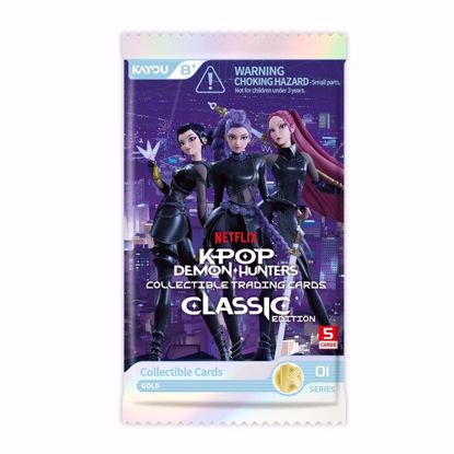صورة K-POP Demon Hunters Collectible Trading Cards – Classic Edition Gold K01
