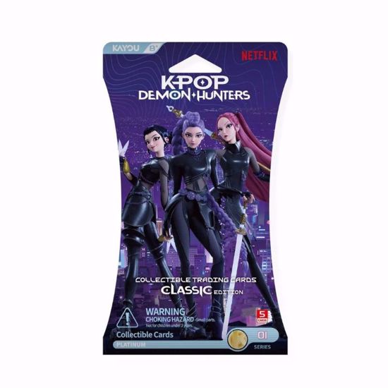 صورة K-POP Demon Hunters Collectible Trading Cards – Classic Edition Gold K01 Blister