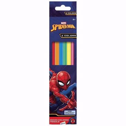 صورة Skoodle Spider-Man Boxed Colored Pencils – 6 Colors