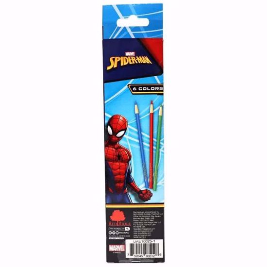 صورة Skoodle Spider-Man Boxed Colored Pencils – 6 Colors