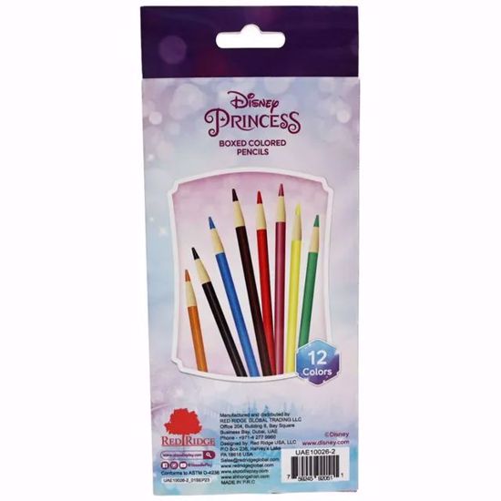 صورة Disney Princess Boxed Colored Pencils – 12 Colors