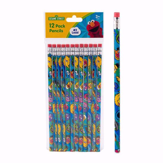 صورة Sesame Street Pencils – 12 Pack, #2 Lead