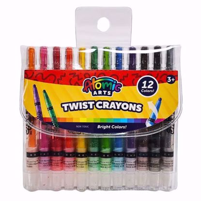Picture of Atomic Arts Twist Crayons – 12 Pieces