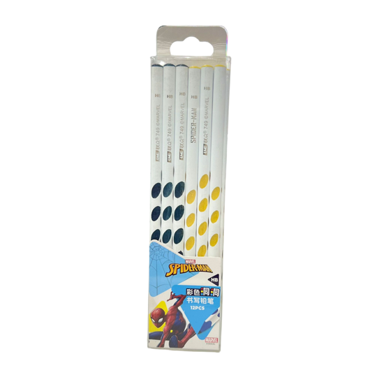 Picture of Marvel Spider-Man HB Wooden Pencils – 12 Pieces