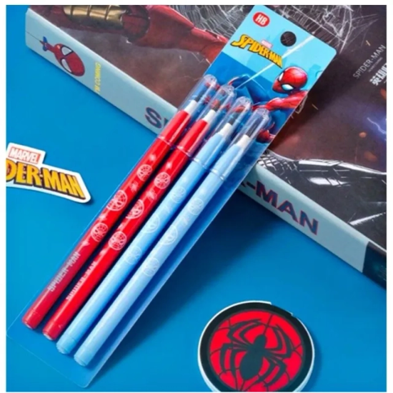 Picture of Marvel Spider-Man Push-Lead HB Pencils – Stackable Set
