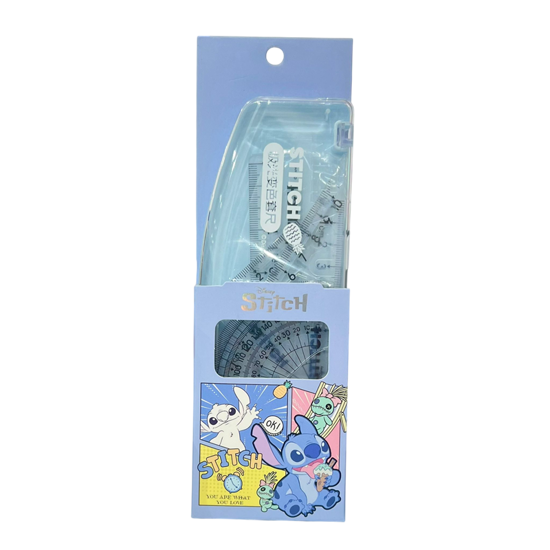 Picture of Disney Stitch Math Set – 4-Piece Geometry & Ruler Set