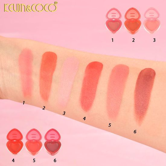صورة Butterfly Shadow 6-Color Cream Blush Kit