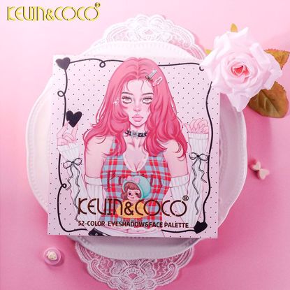 صورة Peach Heart Strategy 52-Color Dual-Open Face & Eye Palette