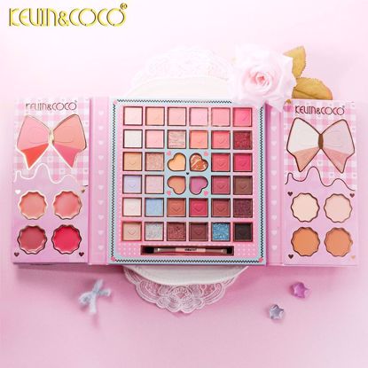 صورة Peach Heart Strategy 52-Color Dual-Open Face & Eye Palette