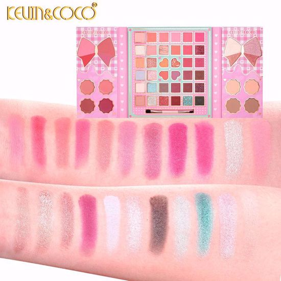 صورة Peach Heart Strategy 52-Color Dual-Open Face & Eye Palette