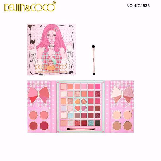 صورة Peach Heart Strategy 52-Color Dual-Open Face & Eye Palette