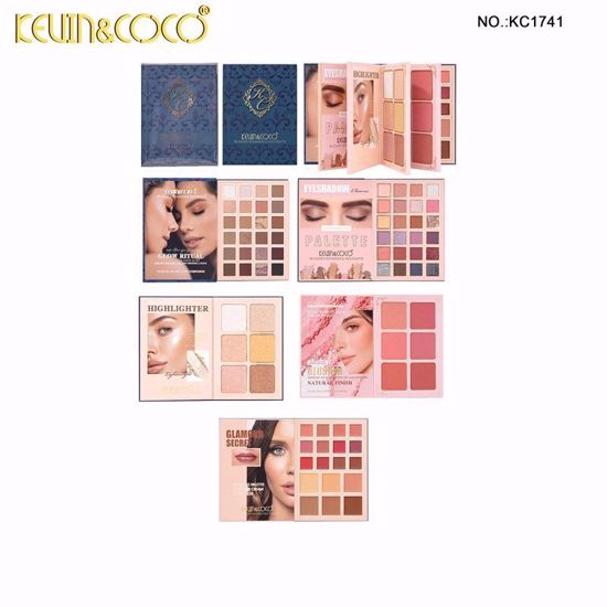 صورة Gilded Sand Shadow Five-Layer Paper Palette
