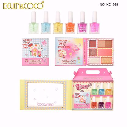 Picture of Dream House 6-Color Face Palette & 6-Piece Lip Oil Set