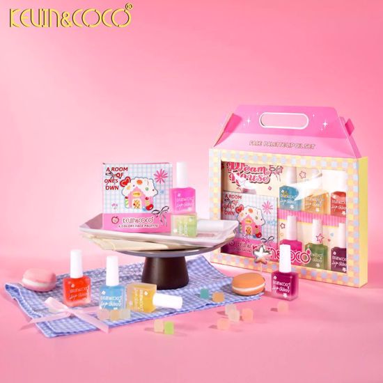 Picture of Dream House 6-Color Face Palette & 6-Piece Lip Oil Set