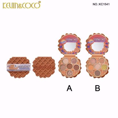 صورة Chocolate Flavored Bean Waffle 6-Color Eyeshadow Palette