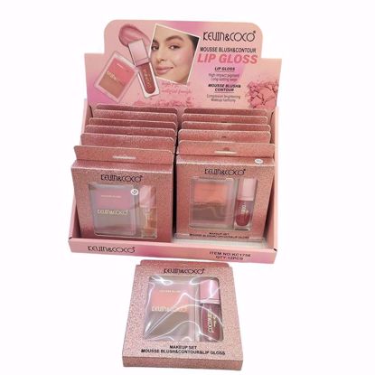 Picture of Mousse Blush, Contour & Lip Gloss Makeup Set
