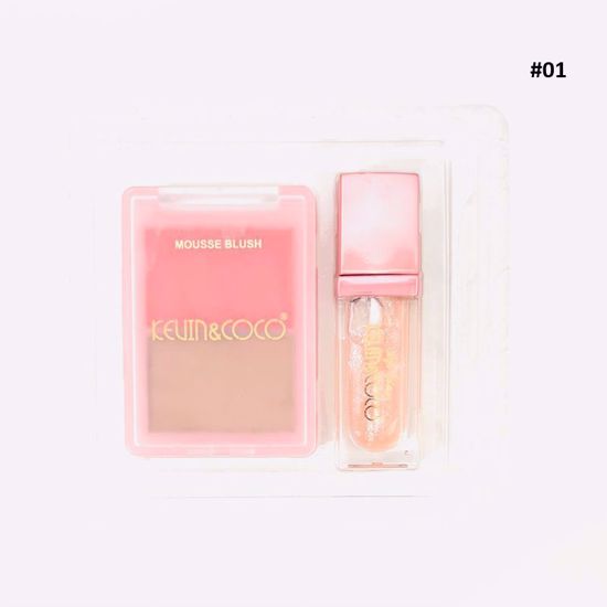 Picture of Mousse Blush, Contour & Lip Gloss Makeup Set
