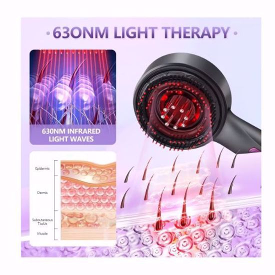Picture of Cordless Electric Scalp Massager Brush with Oil Applicator