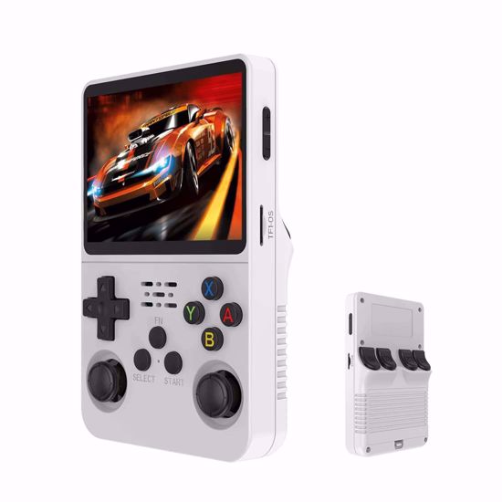 صورة R36S Retro Handheld Video Game Console – 3.5-Inch, 64GB