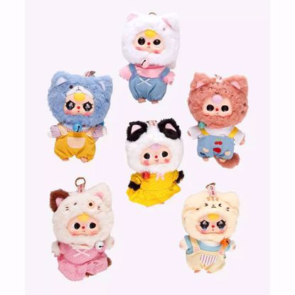 صورة Baby Three Kitten Wardrobe Mystery Box Plush Keychain